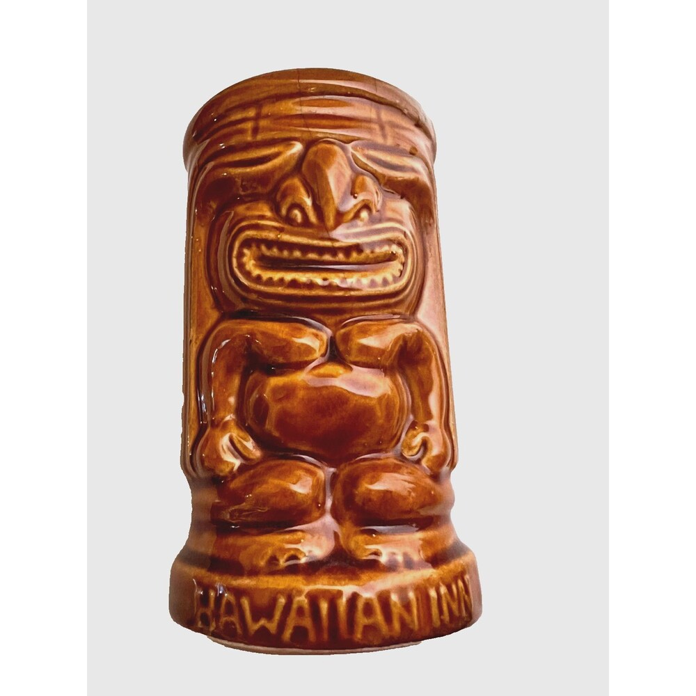 ORCHIDS OF HAWAII VINTAGE TIKI MUG LEILANI 5.25"